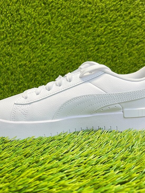 Puma Court Leather Womens Size 9 White Gold Athletic Lifestyle Shoes Sneakers - Picture 2 of 10